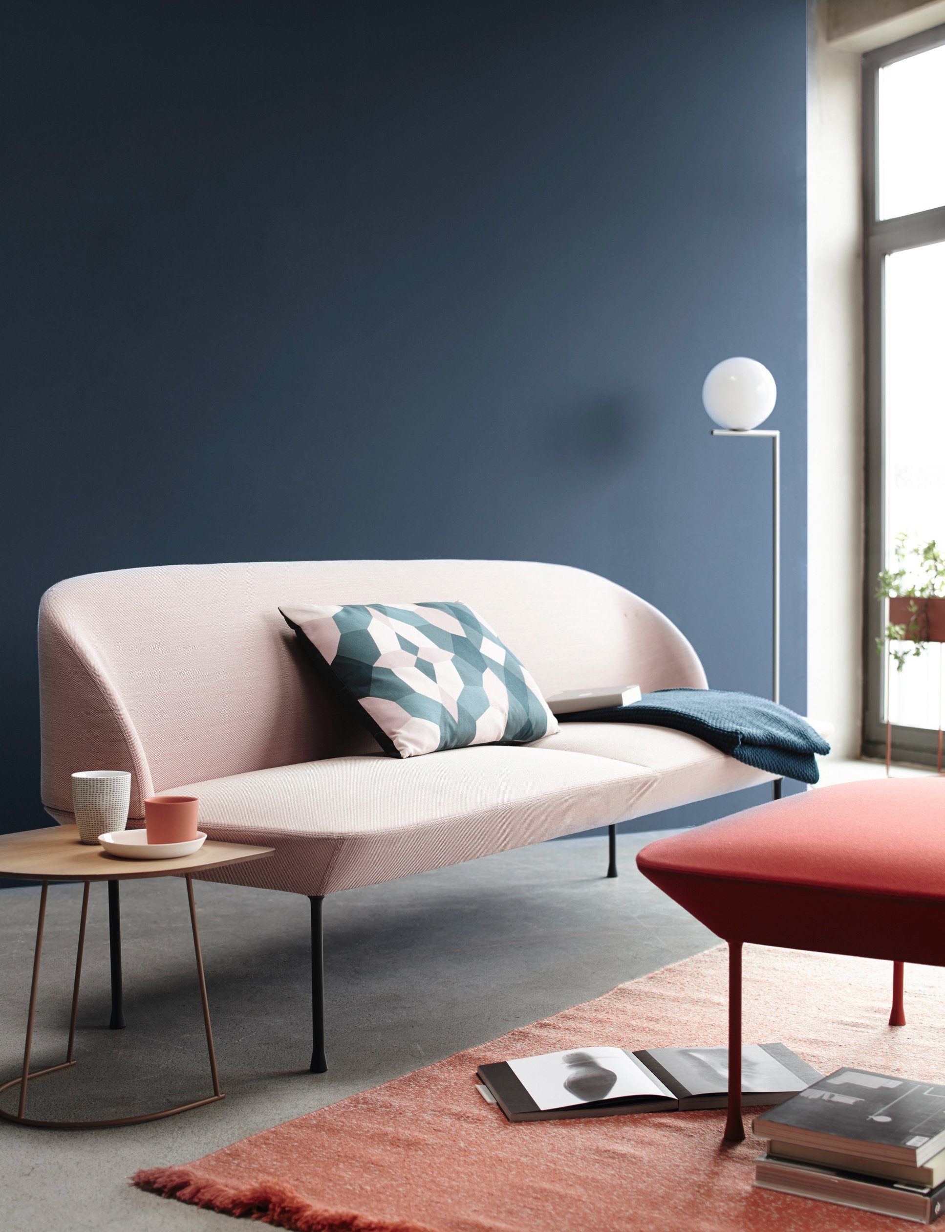 SCHÖNER WOHNEN FARBE Wand- und Deckenfarbe Trendfarbe, matt, Blueberry, hochdeckende Wandfarbe - für Allergiker geeignet