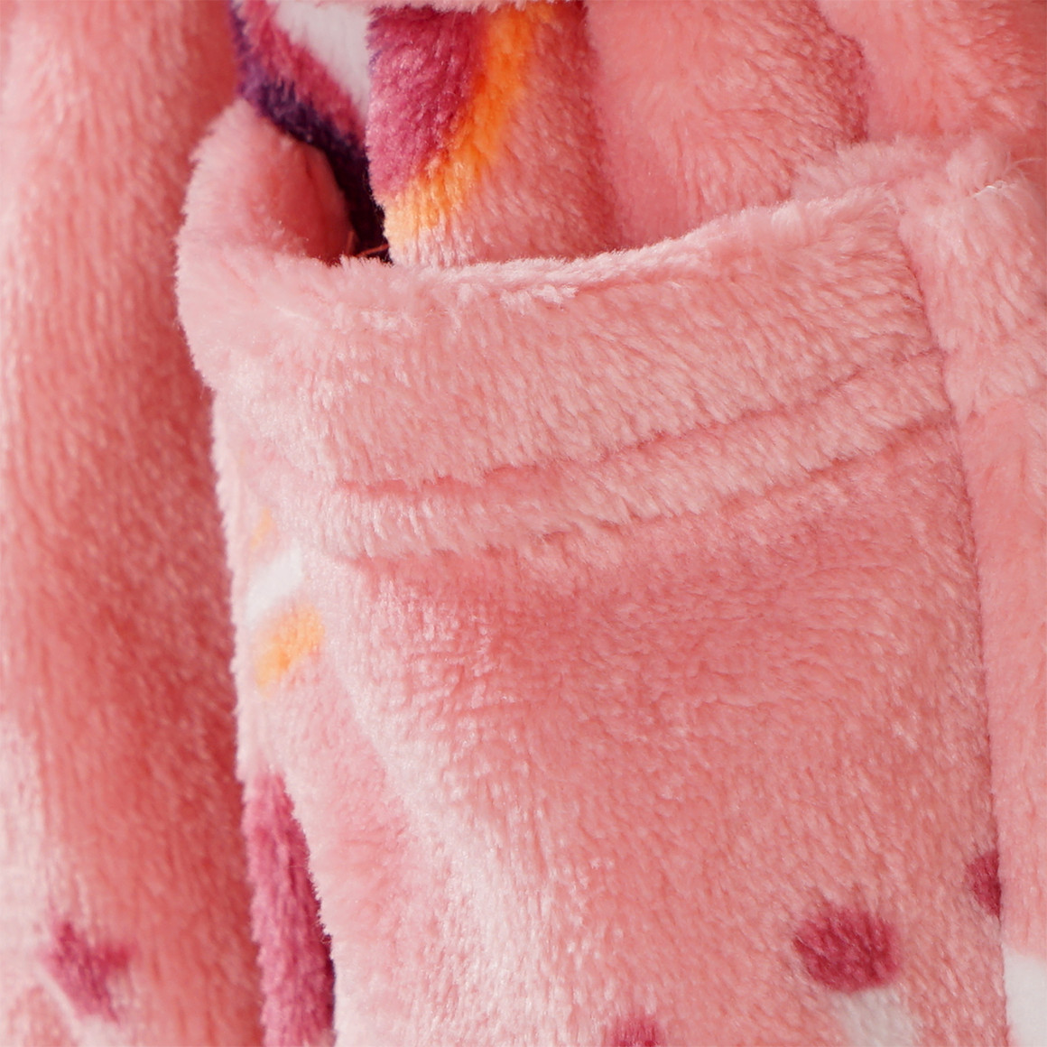 Mädchen Bademantel aus Fleece