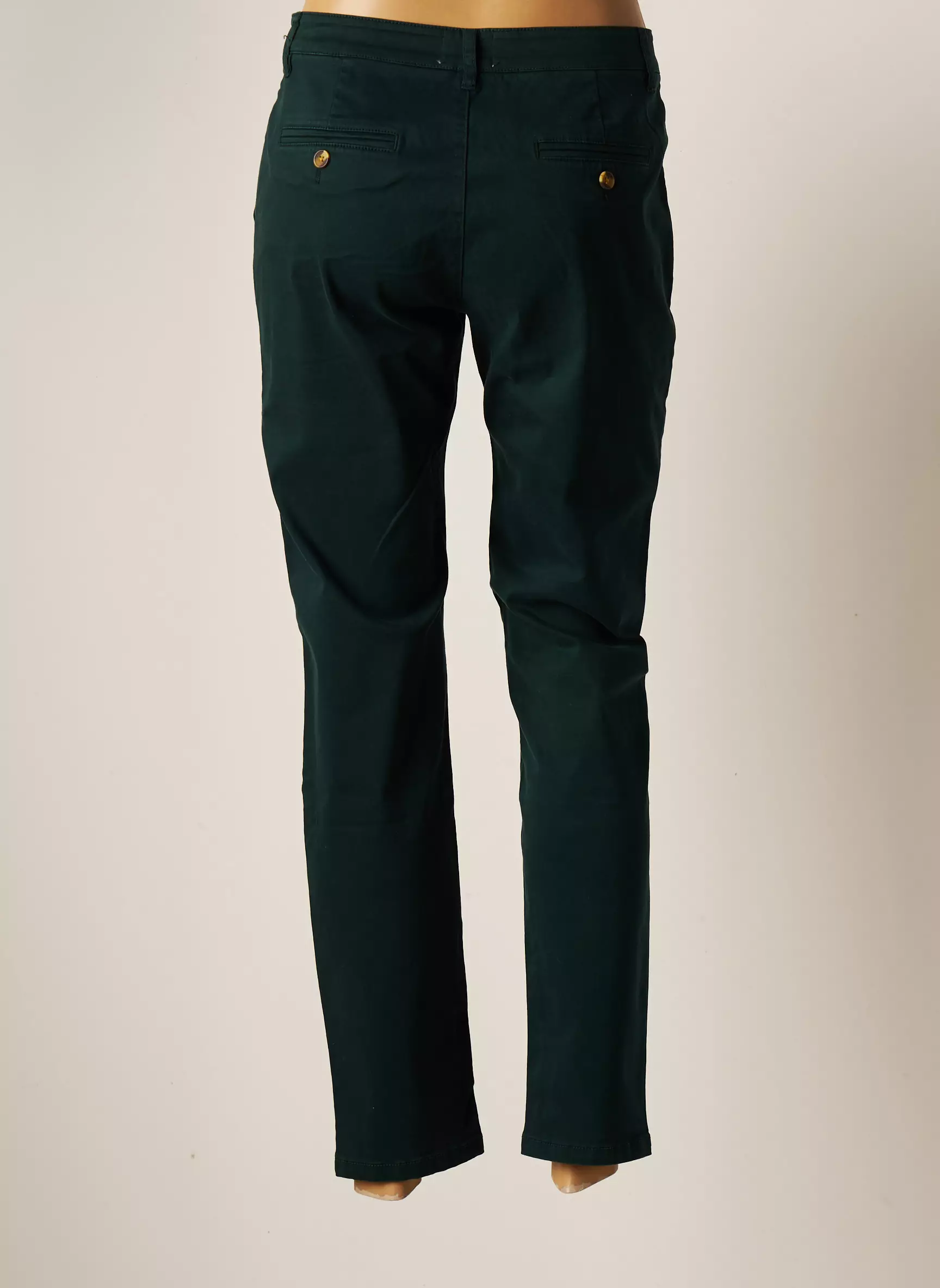 Labdip Pantalons Chino Femme couleur vert