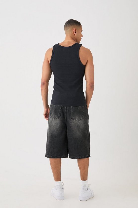 Tanktop in Waffeloptik