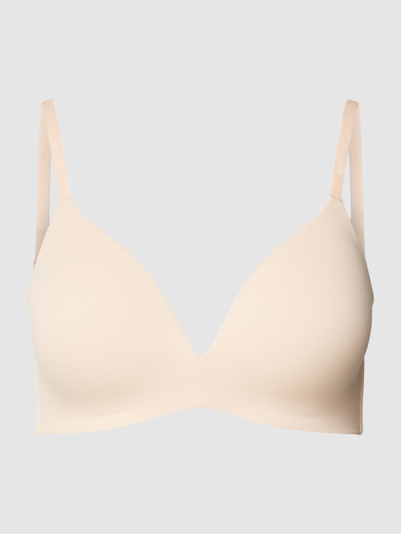 Bralette mit tiefem Rückenausschnitt Modell 'LASER' in beige