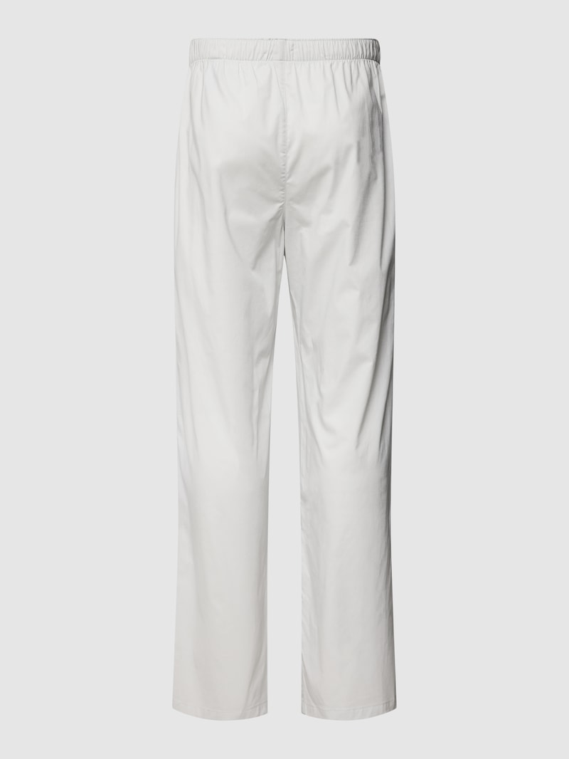 Pyjama-Hose mit elastischem Bund in hellgrau