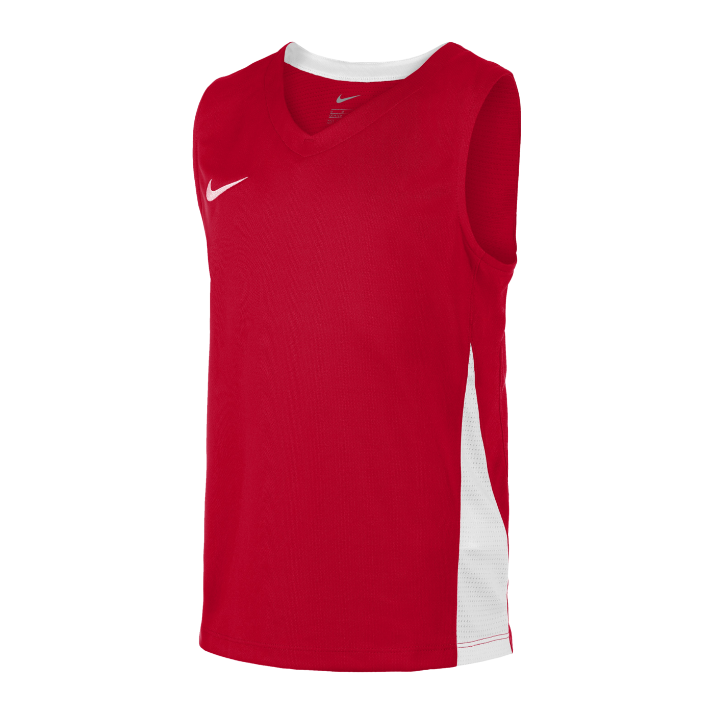 Nike Team Basketball Stock Trikot Rot Weiss F657