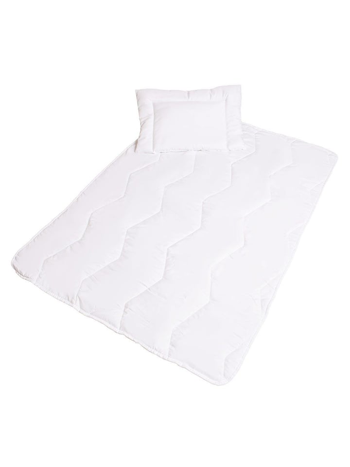Makian Kindersteppbett-Set Soft 100 x 135   40 x 60 in weiss günstig kaufen onesize
