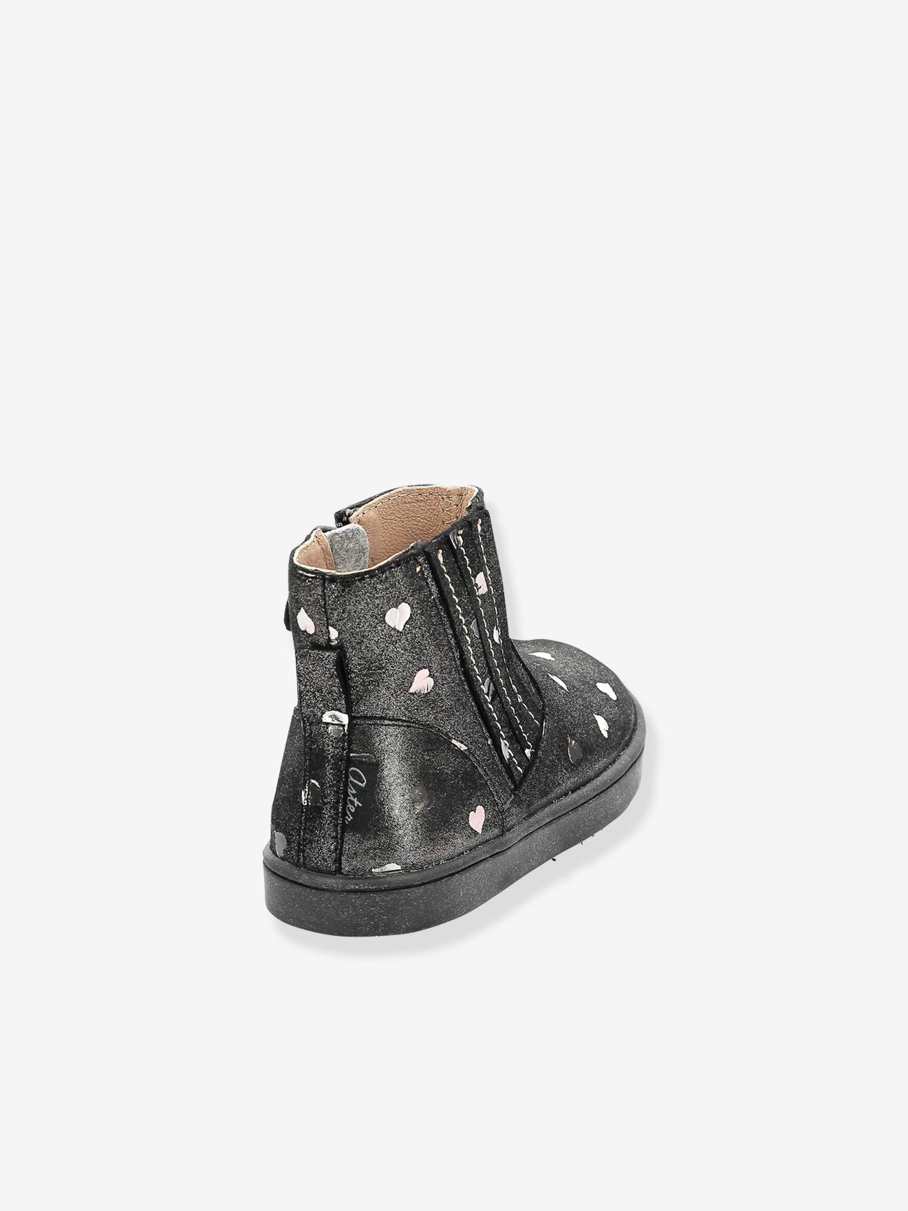 Boots cuir fille Welsea ASTER® marine