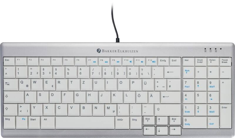 BakkerElkhuizen Tastatur Verkabelt UltraBoard 960 QWERTZ