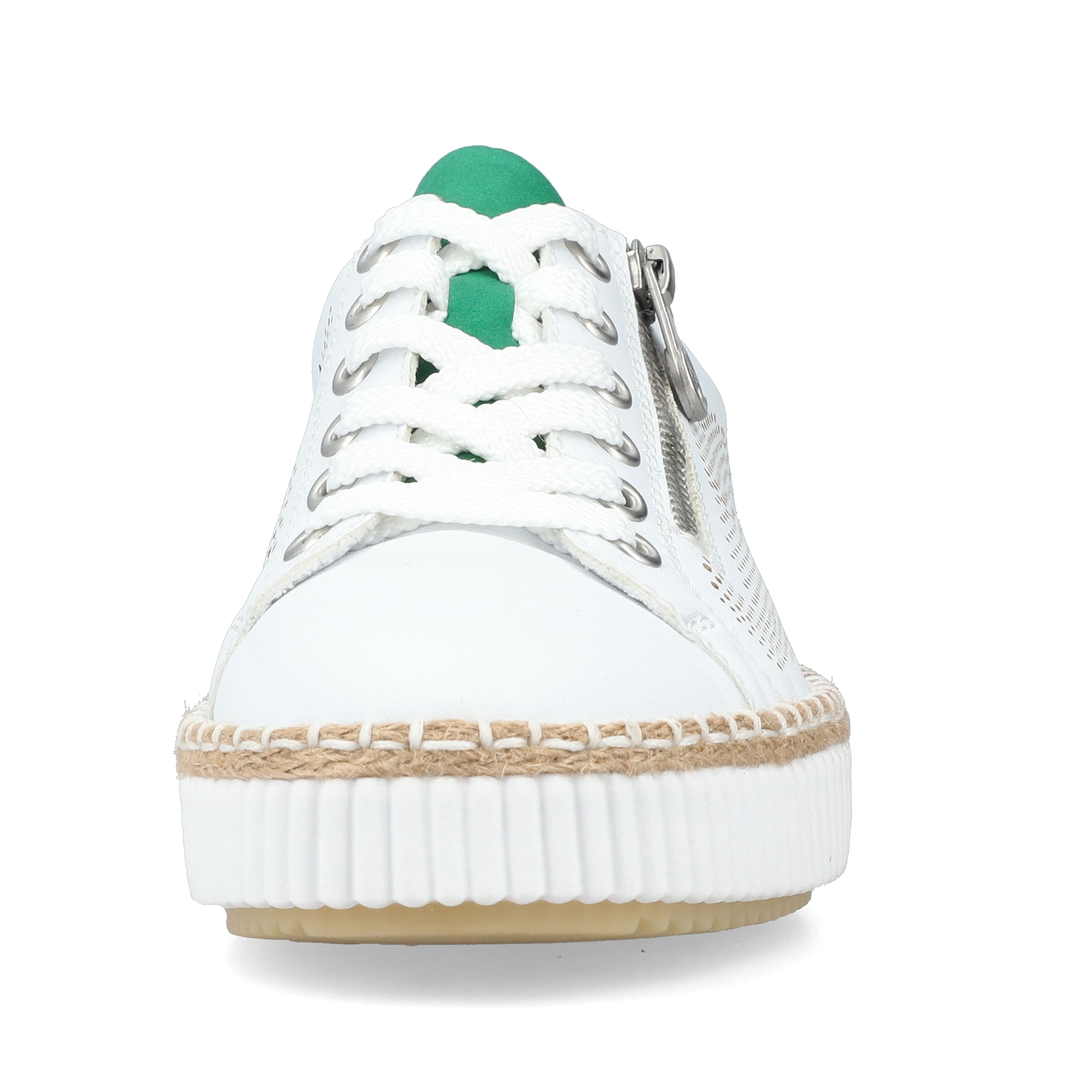 Rieker Damen Sneaker Low eisweiss