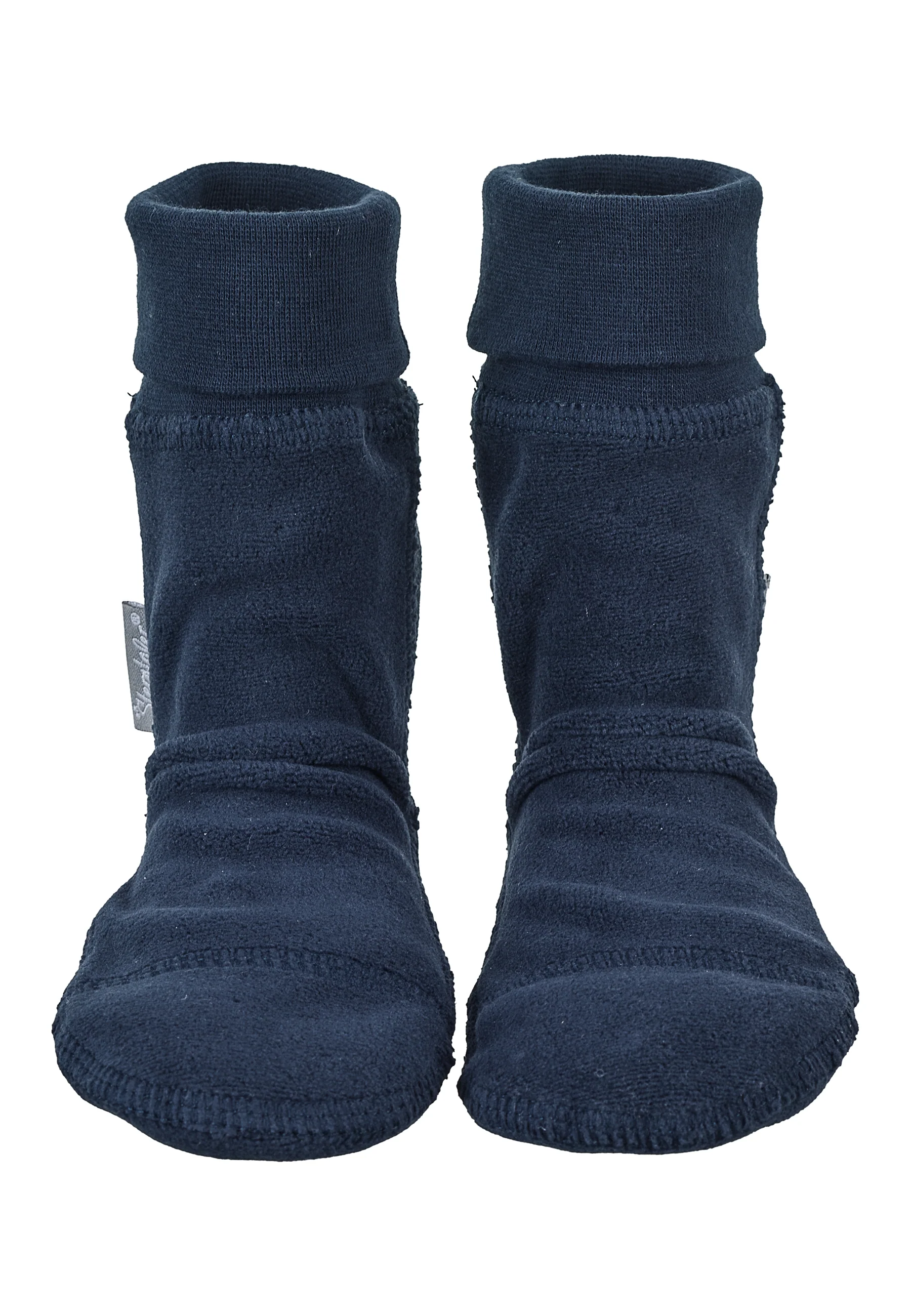 Fleece-Socken für Kinder Gummistiefel, Marine