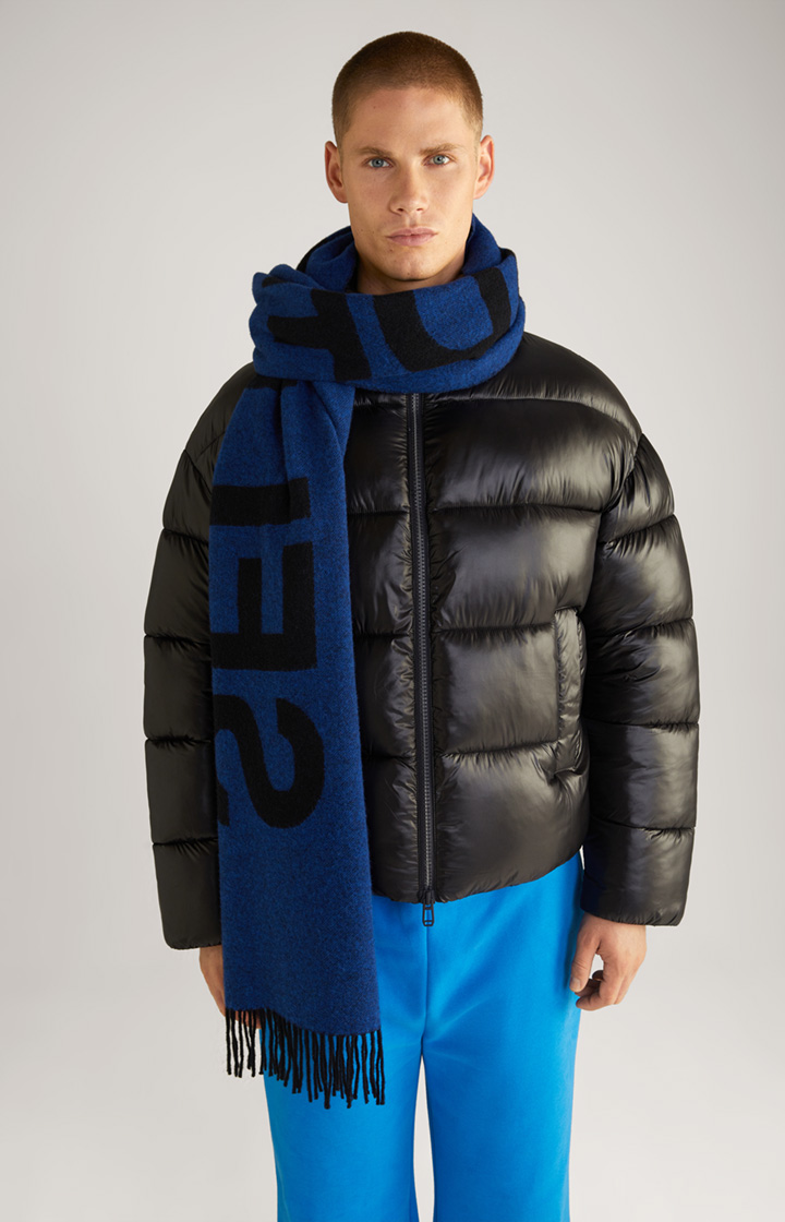 Unisex-Schal in Schwarz/Blau