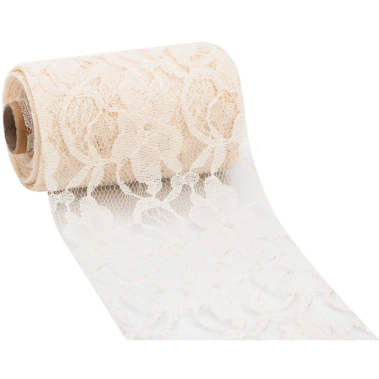 Spitzenband, creme, 120 mm, 10 m