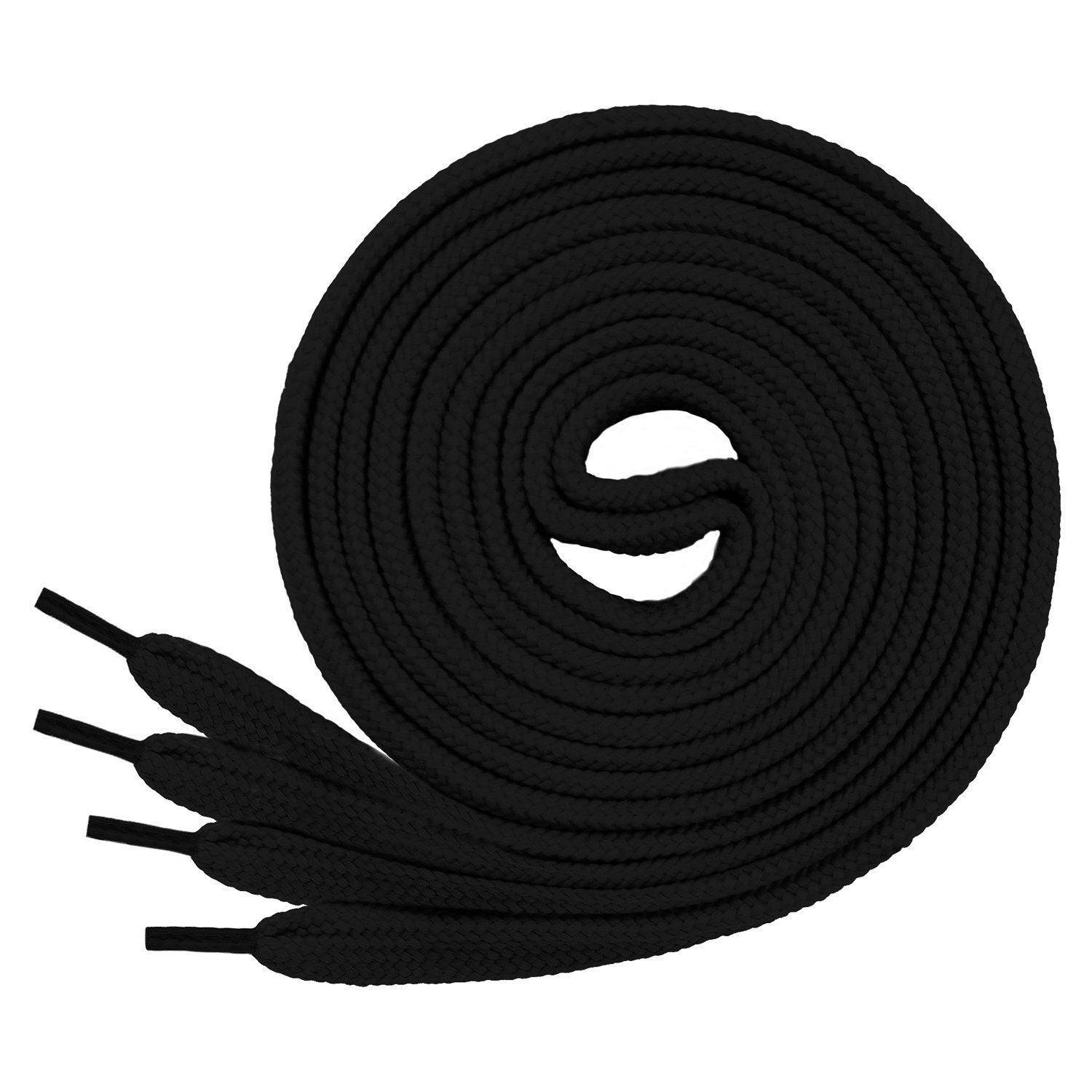 Mount Swiss Schnürsenkel 2 Paar flache SCHNÜRSENKEL 12mm breit für Sneaker und Sportschuhe -