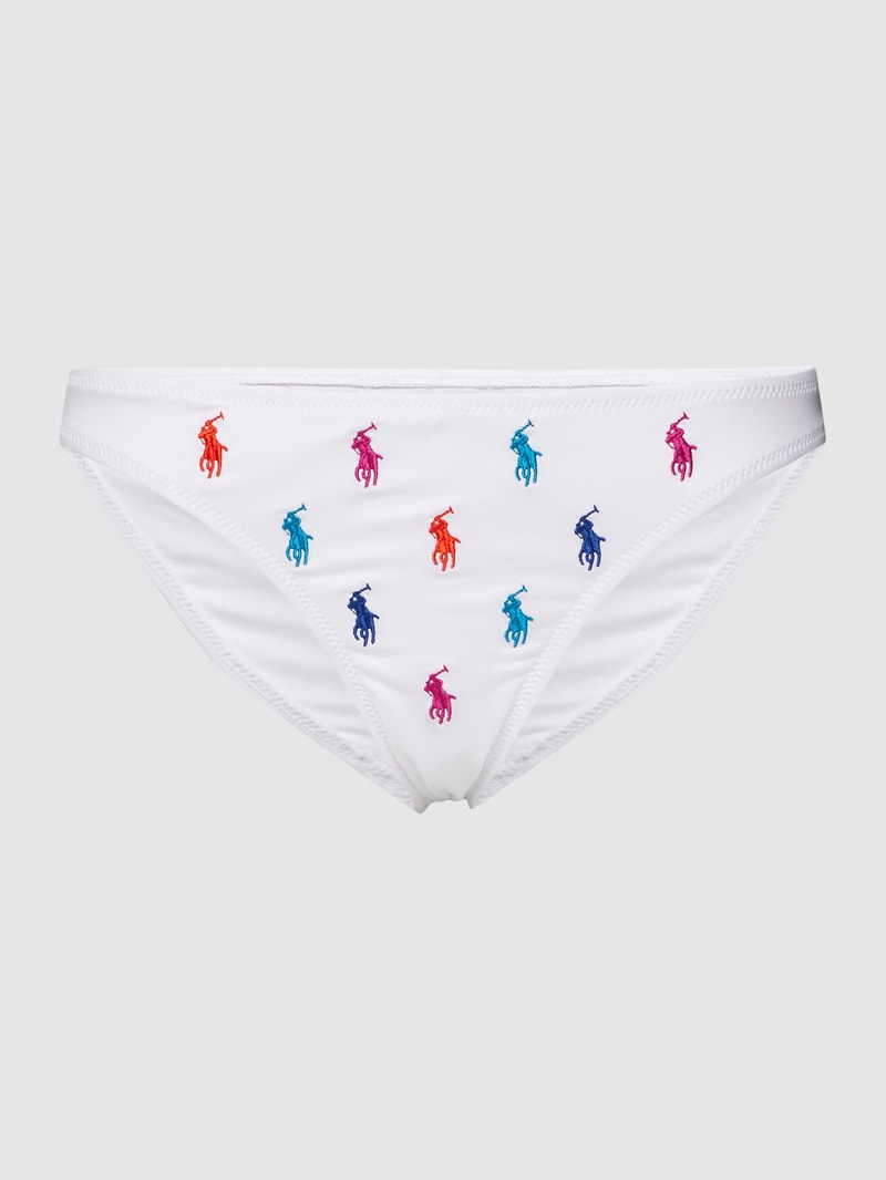 Slip mit Logo-Stitching Modell 'DEVIN' in weiß