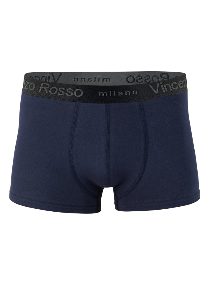 Vincenzo Rosso 12er Pack Boxershorts - Hipster in marineblau günstig kaufen