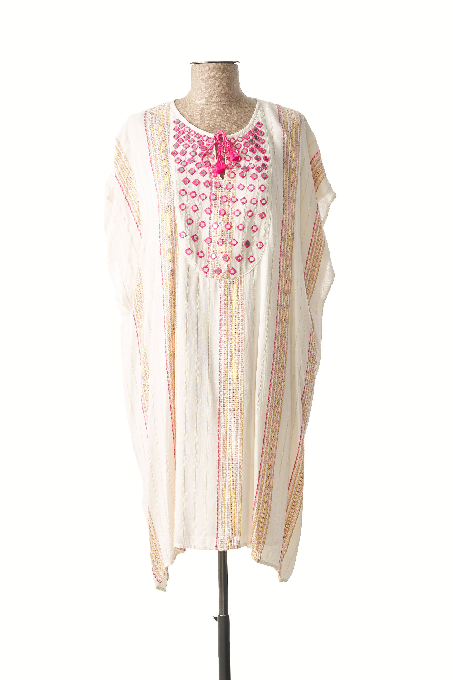 Valerie Khalfon Tuniquemanchecourte Femme couleur rose