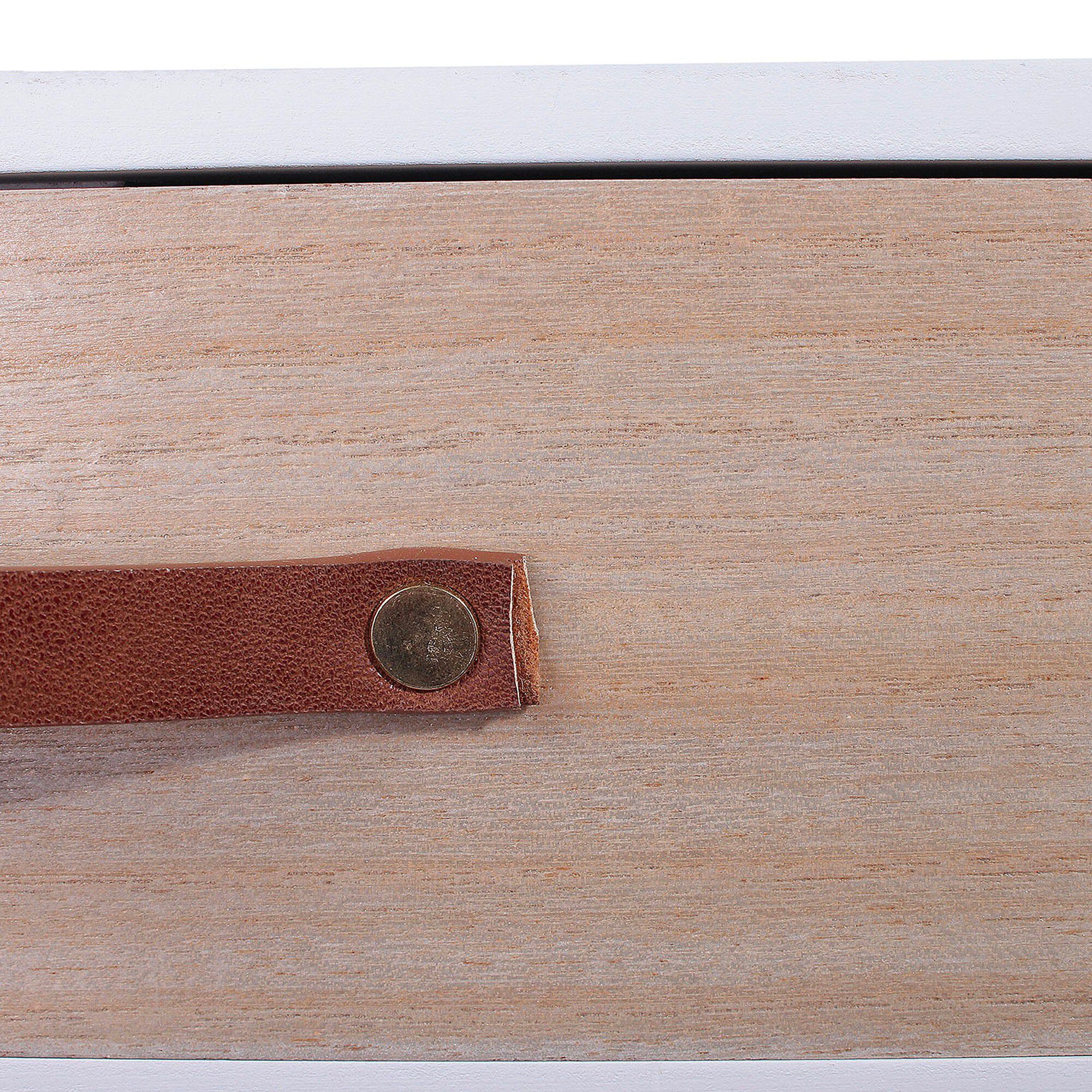 Table de chevet bicolore 1 tiroir