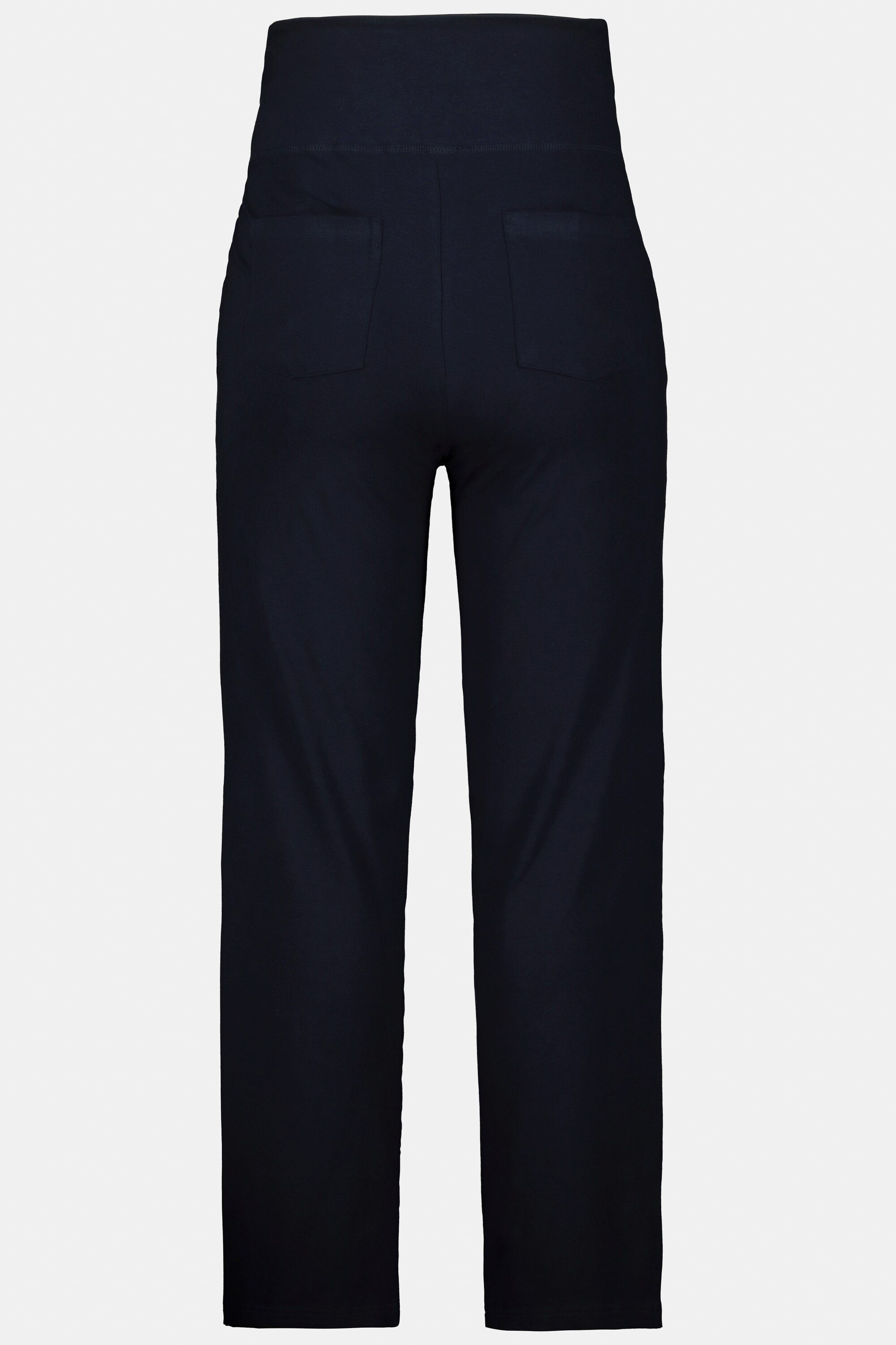 Ulla Popken Stretch-Umstandshose Bellieva-Jerseyhose gerade Passform Biobaumwolle