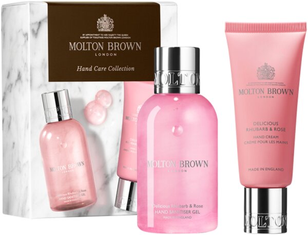 Molton Brown Delicious Rhubarb & Rose Hand Care Collection Handpflegeset