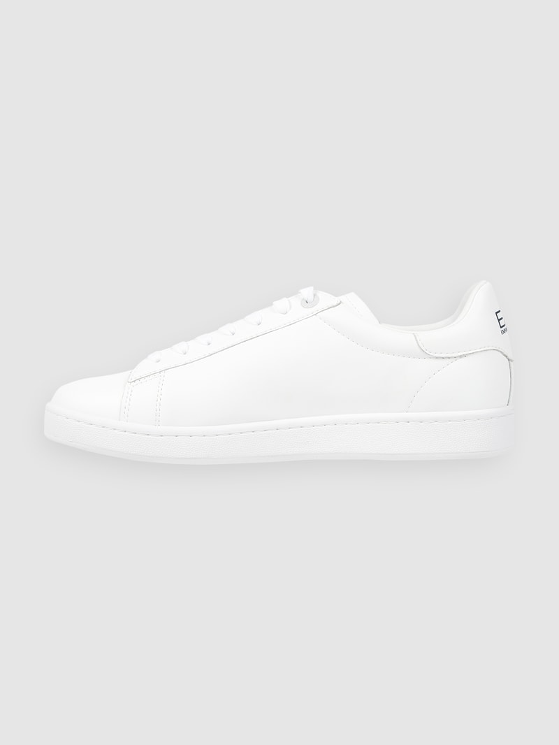 Sneaker aus Leder in weiß