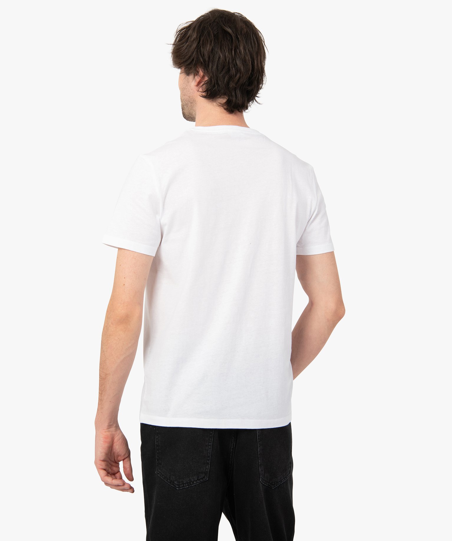 Tee-shirt homme à manches courtes à message - Gémo x Les ... blanc | GEMO