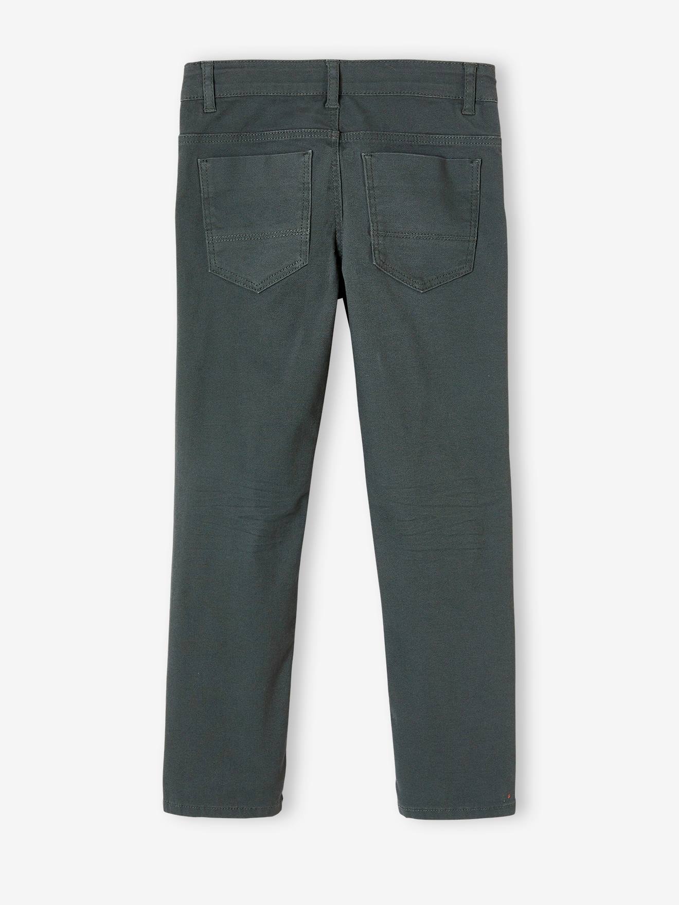 Vertbaudet Die UNVERWÜSTLICHE, robuste Jungen Hose, gerades Bein - khaki