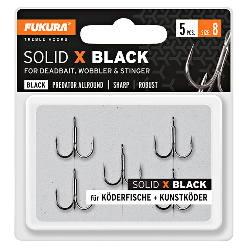 Lieblingsköder Fukura Solid X Drillinge (black)