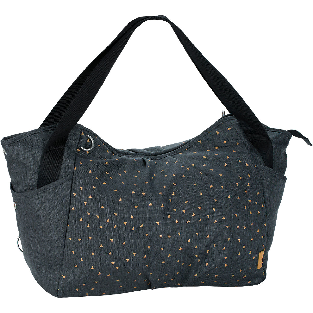Wickeltasche Zwillinge Casual Twin Bag Triangle dark grey, inkl. Zubehör & Wickelunterlage