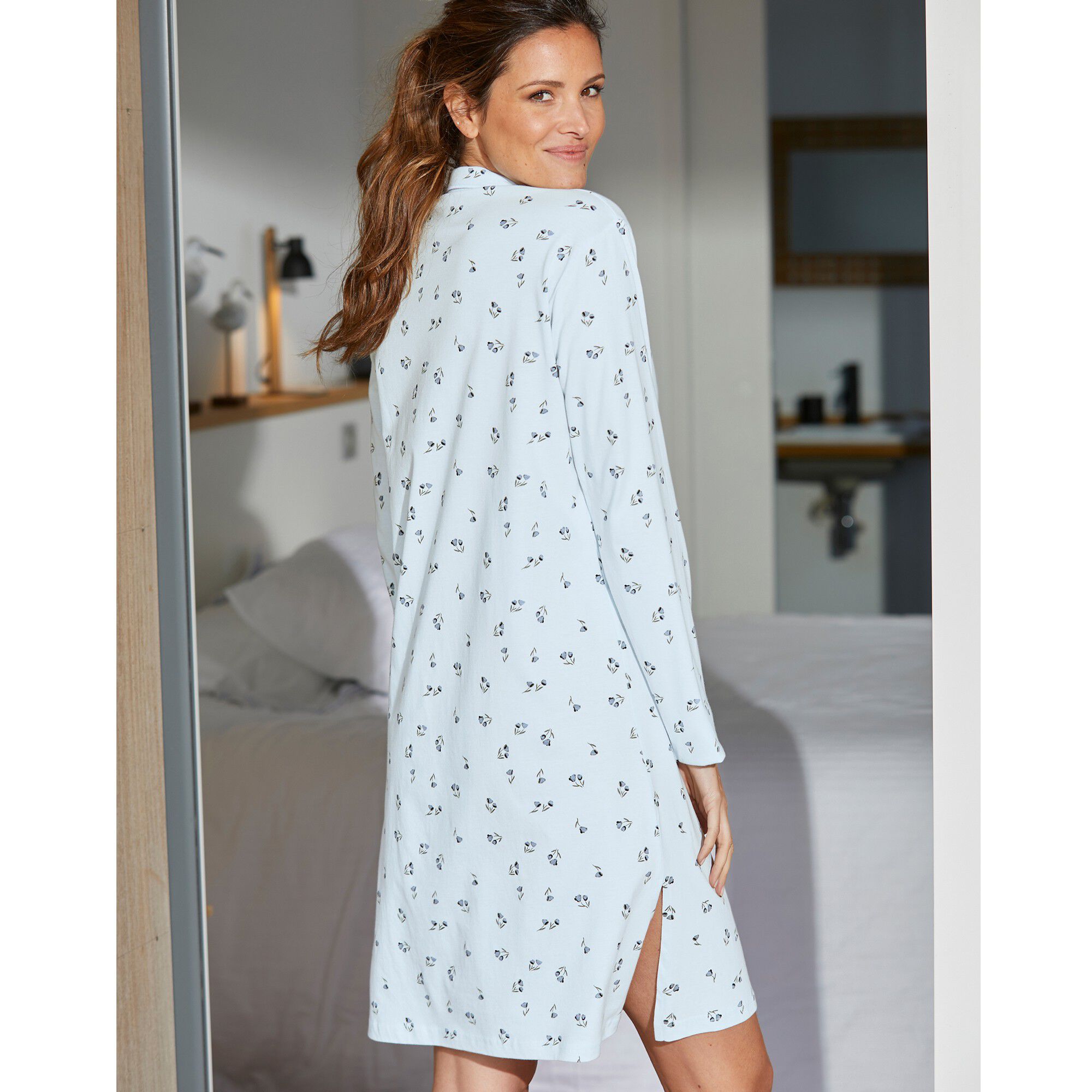 Chemise de nuit imprimée 