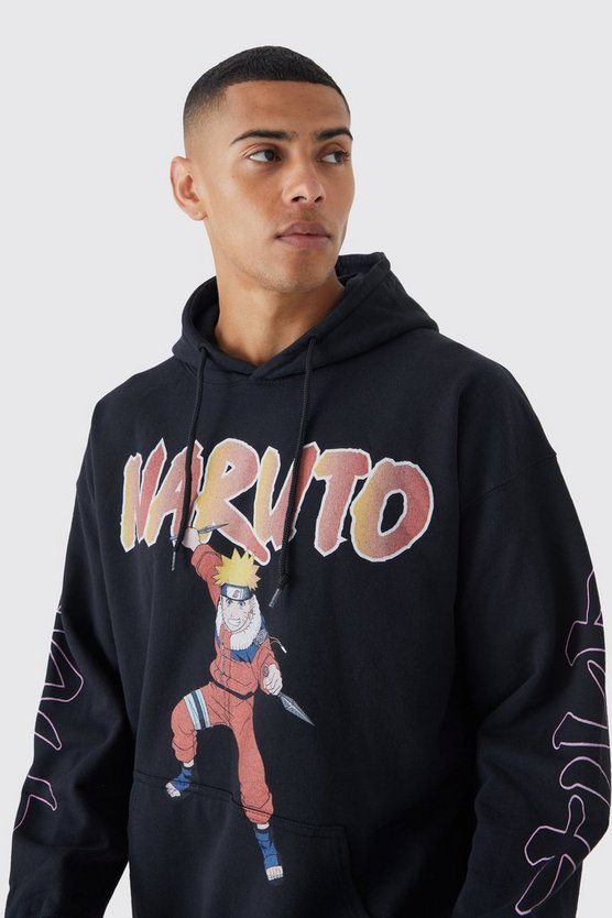 Oversize Hoodie mit lizenziertem Naruto Anime Print