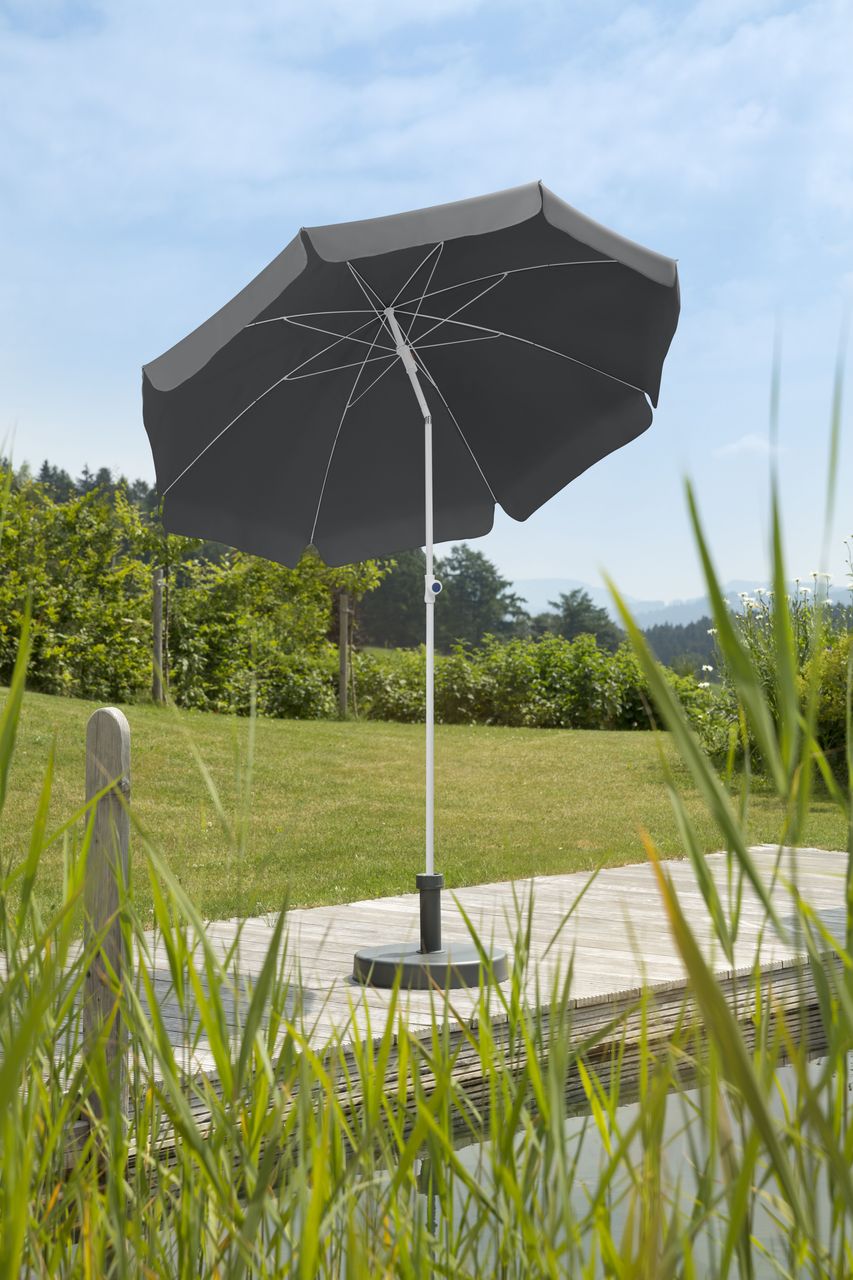 Schneider Schirme Schneider Sonnenschirm IBIZA, ca. 200 cm Ø, anthrazit