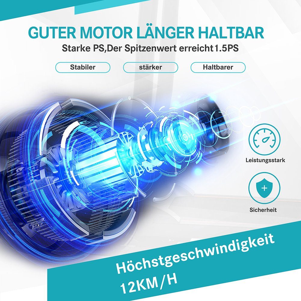 PHOEBE CAT Laufband (elektrisches Laufband klappbar), 1,50 PS Motor, 1-12 km / h, 12 automatische Programme, LED Display