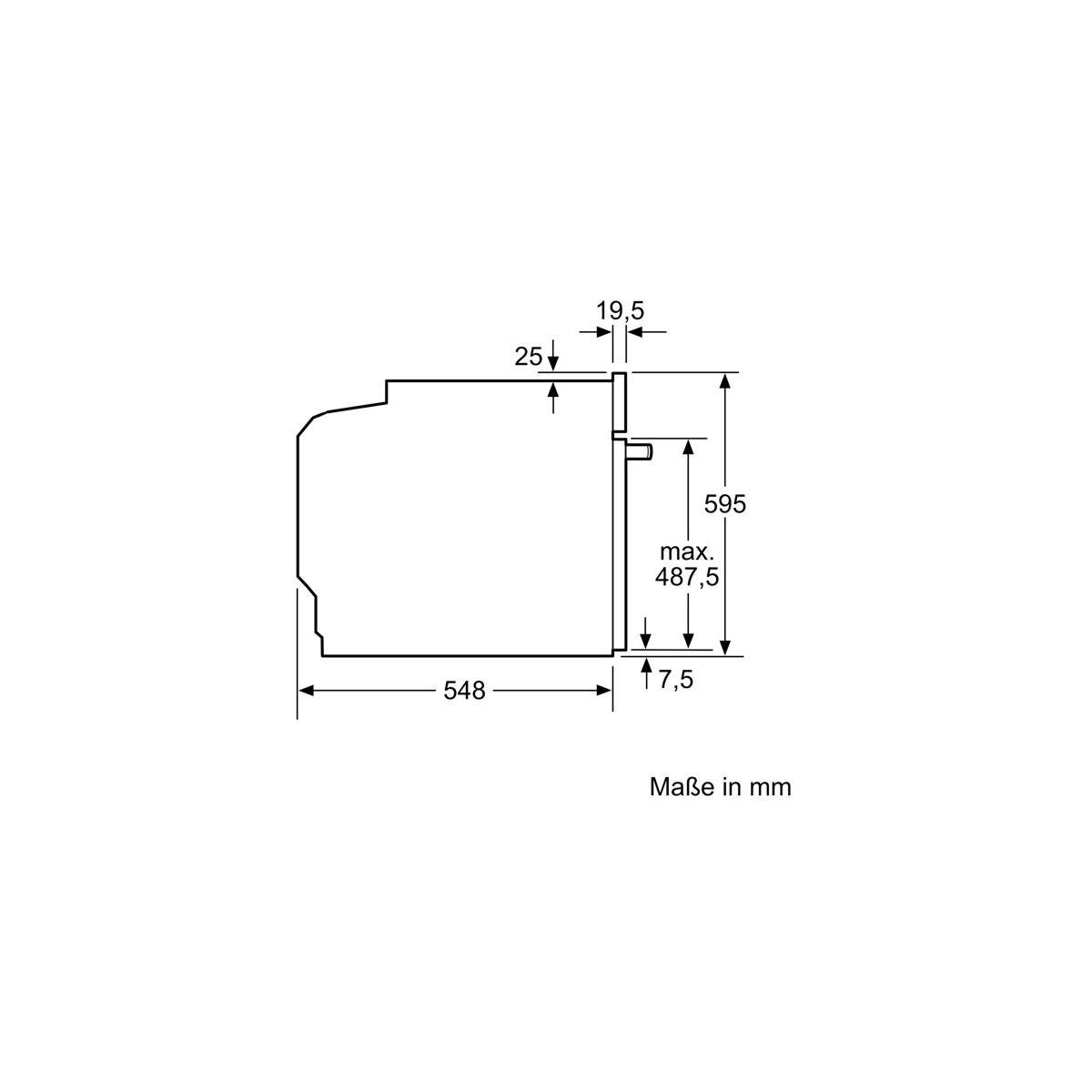NEFF Einbaubackofen E2CCH7AN1, mit Teleskopauszug nachrüstbar, Pyrolytisch und Hydrolytisch, CircoTherm, Pyrolyse, EasyClean, LCD-Display