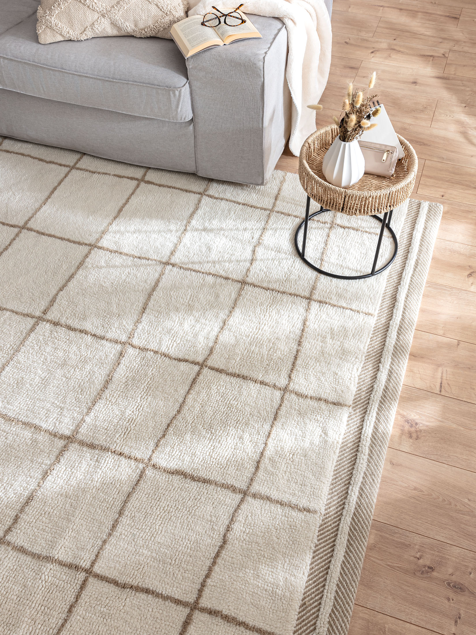 Björnstad Woll-Teppich, Nordic White