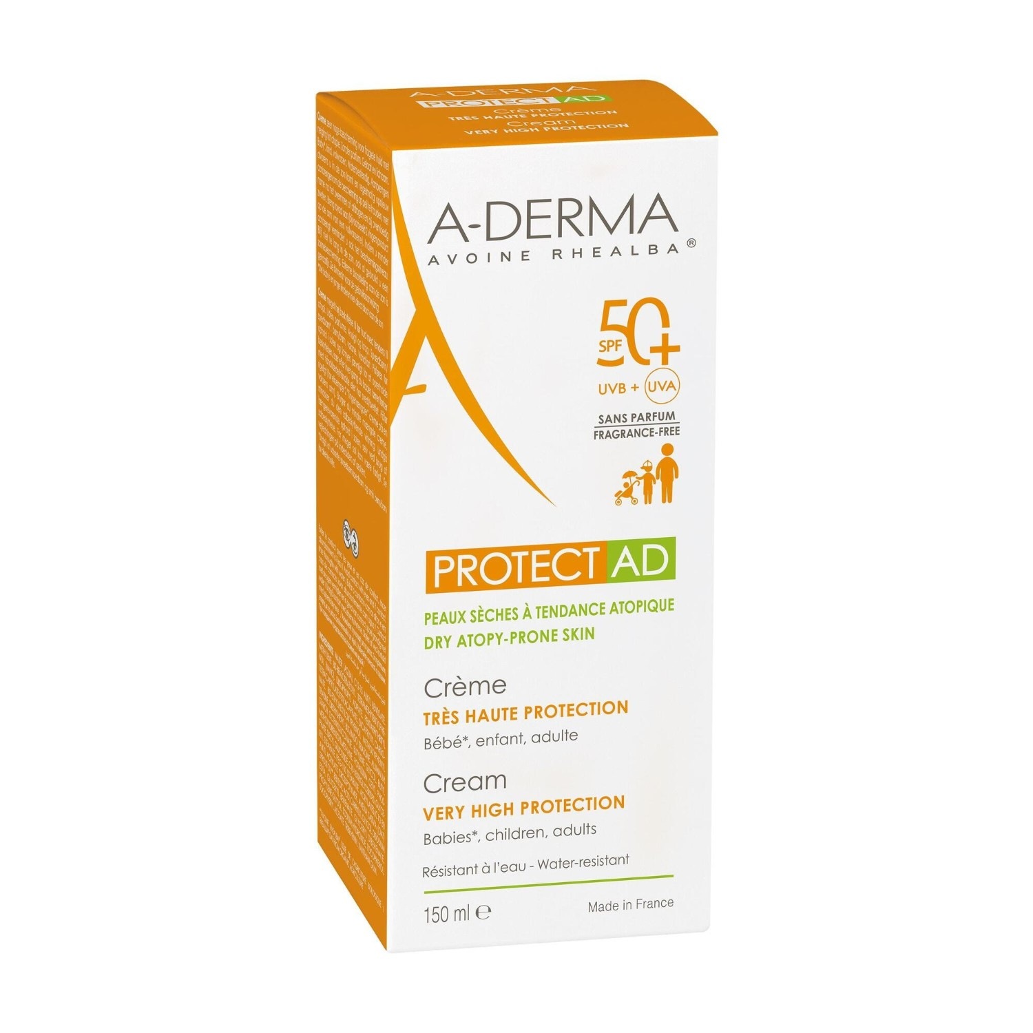 Krem przeciwsłoneczny A-DERMA SPF50+