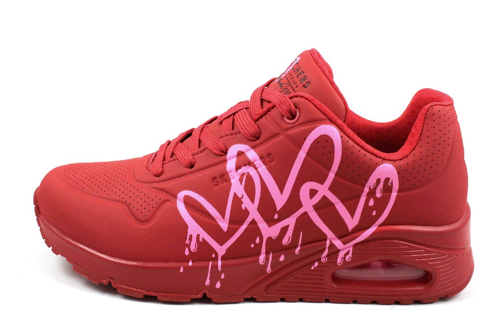 SKECHERS Freizeit Schnürer rot