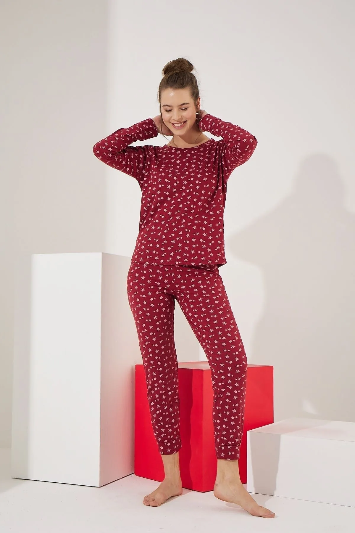STRAWBERRY  Pyjama-Set aus Baumwolle