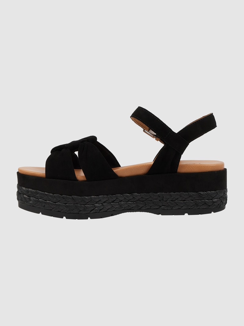 Sandalen mit Plateausohle Modell 'Neusch' in schwarz