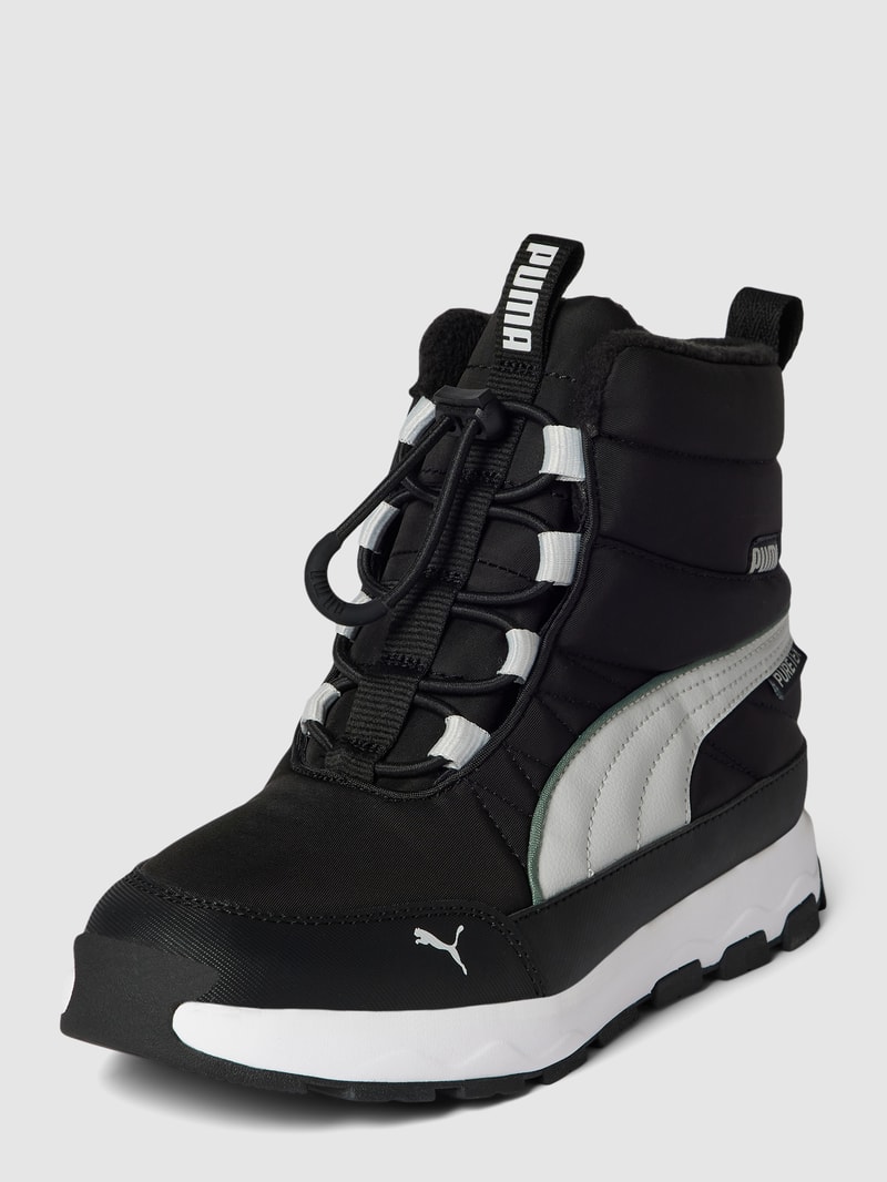 Boots mit Stepp-Besatz Modell 'Evolve' in schwarz