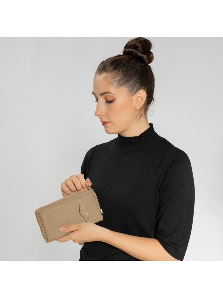 Lazarotti Bologna Leather Handytasche Leder 11 cm in sand günstig kaufen onesize