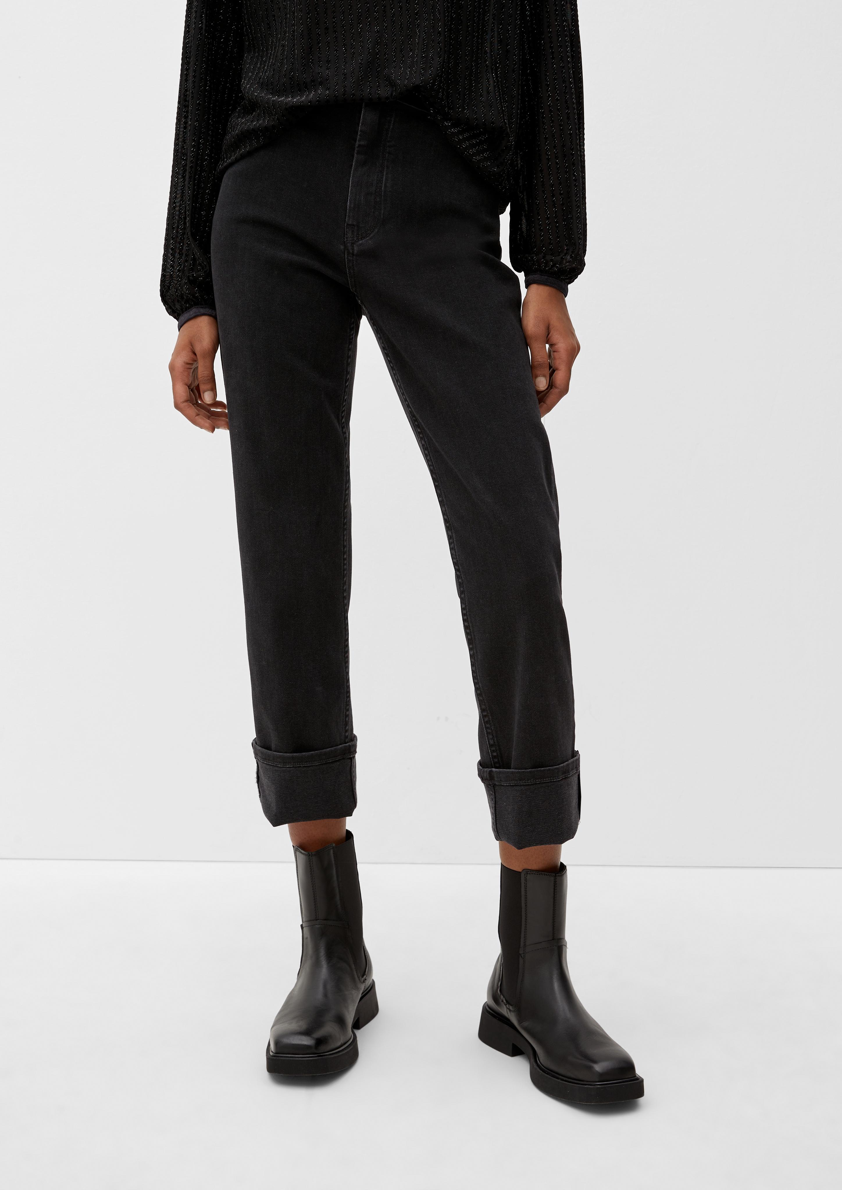 Ankle-Jeans Sally / Regular Fit / High Rise / Straight Leg  2124634-98Z5