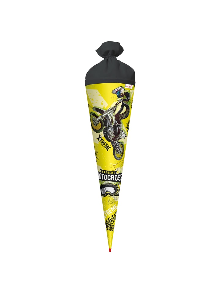 ROTH Schultüte groß Extreme Motocross 70 cm in Gelb günstig kaufen onesize