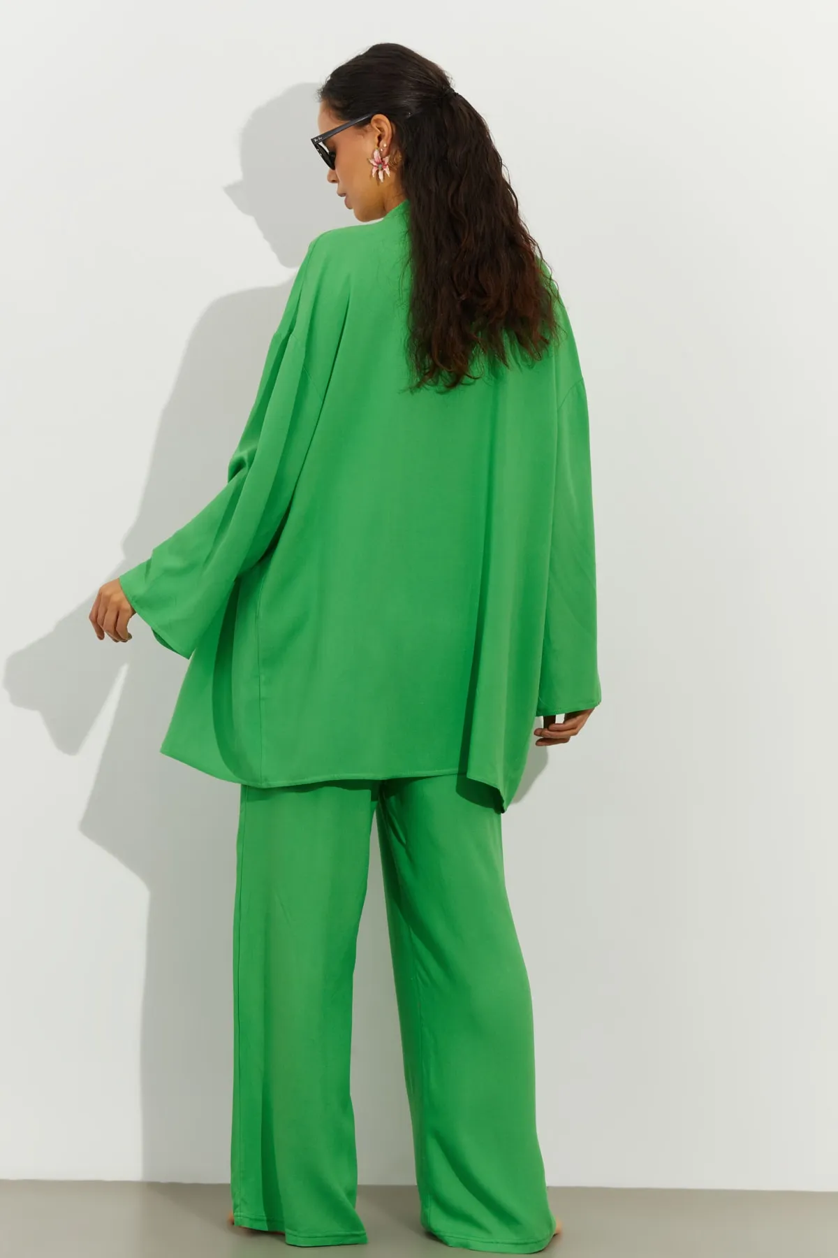 Cool & Sexy  Grünes Kimono-Set für Damen GÇ133
