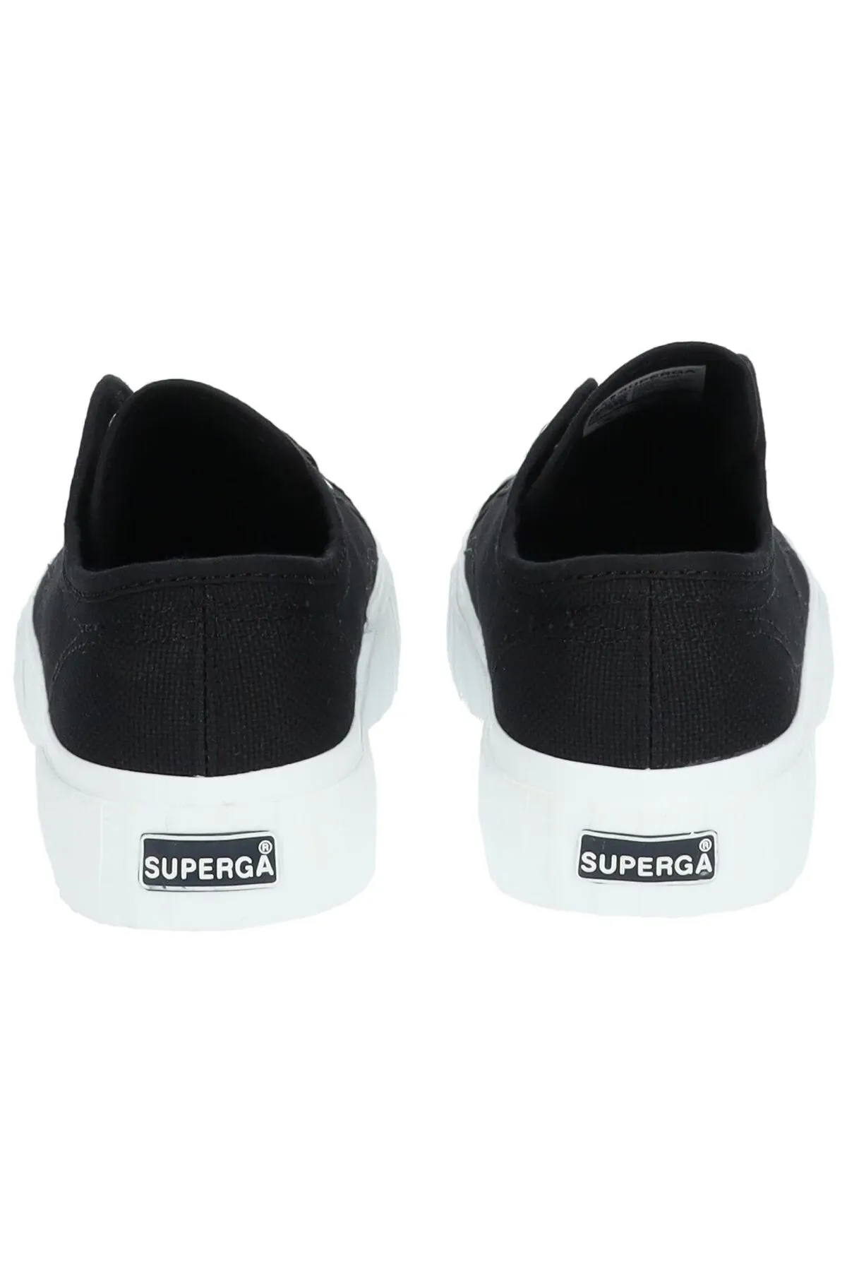 Superga  Sneaker - Schwarz - Flacher Absatz