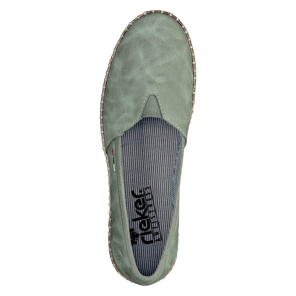 Rieker Damen Ballerinas grasgrün