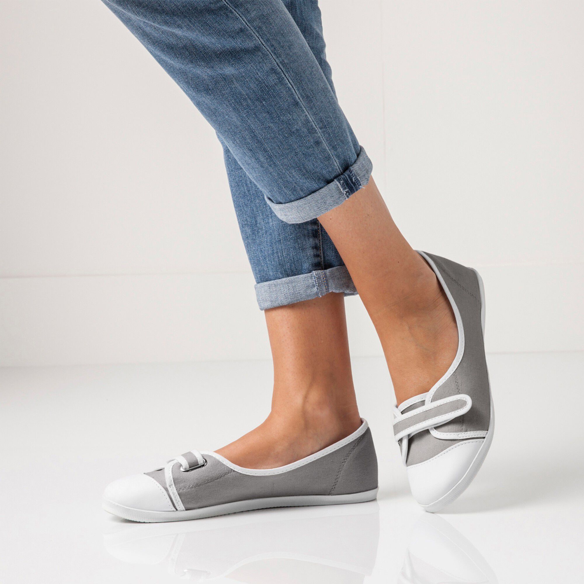 Ballerines toile