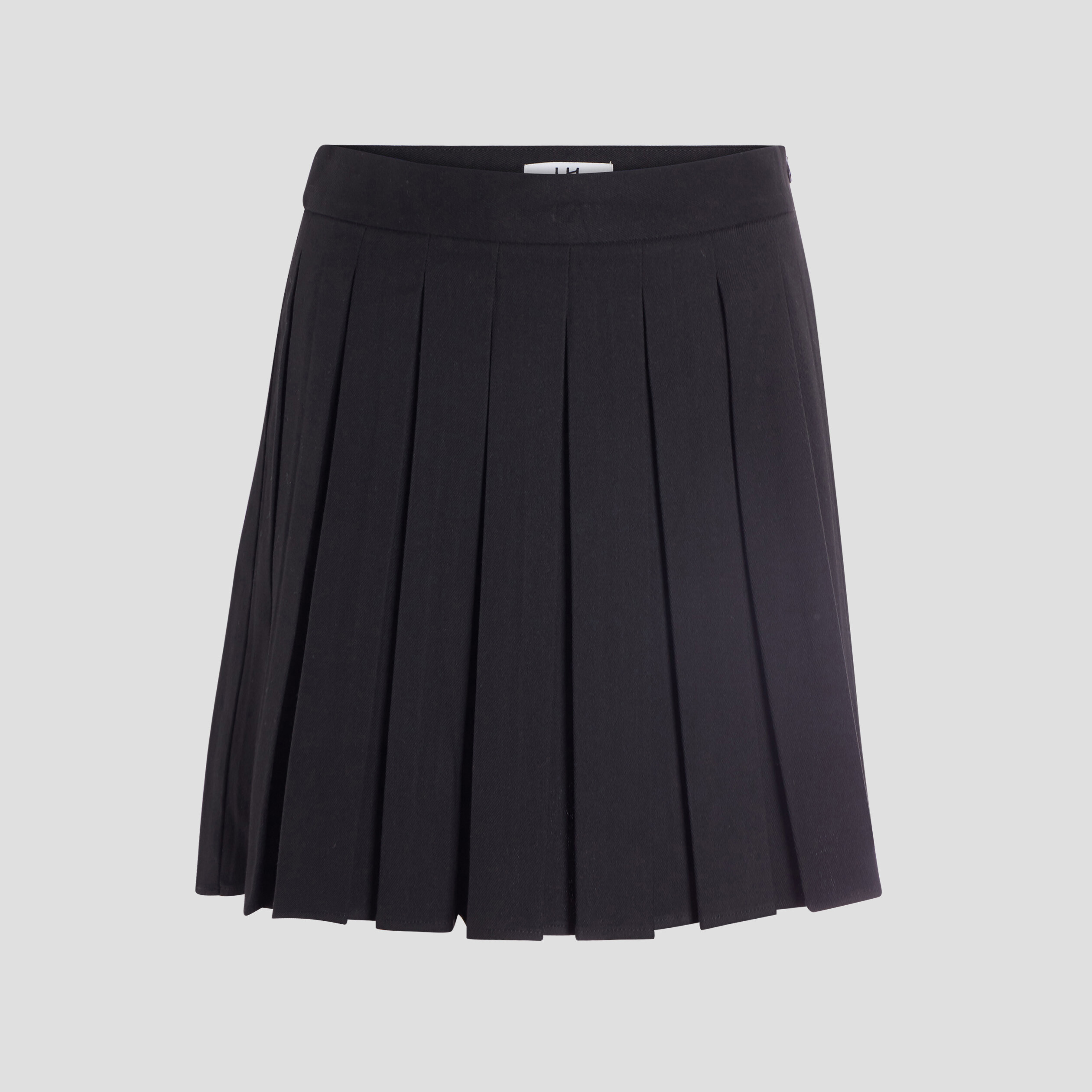 Jupe courte plissée noir femme | La Halle