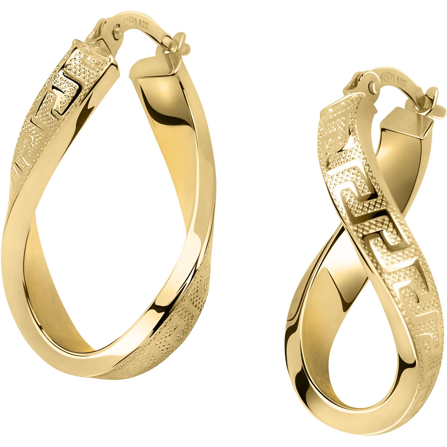 Creolen 750er Gelbgold