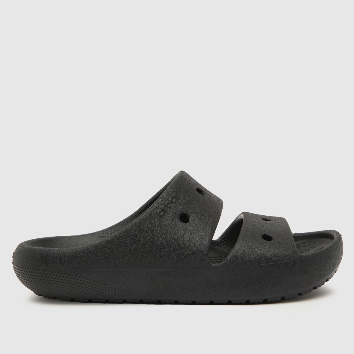 Crocs svarta klassiska 2.0 juniorsandaler