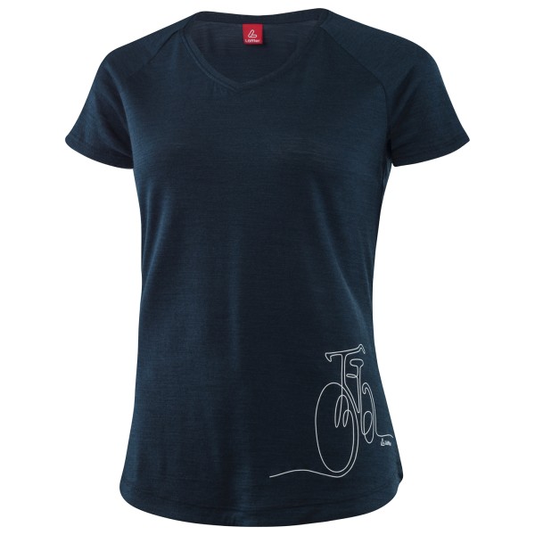 Löffler - Women's Printshirt Bicycle Merino-Tencel - Merinoshirt