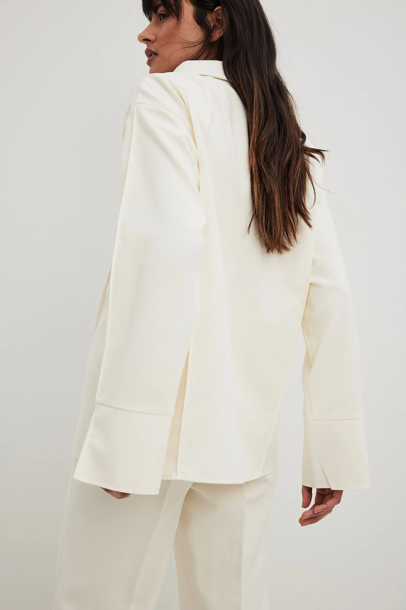 Oversized Hemdbluse mit Detail