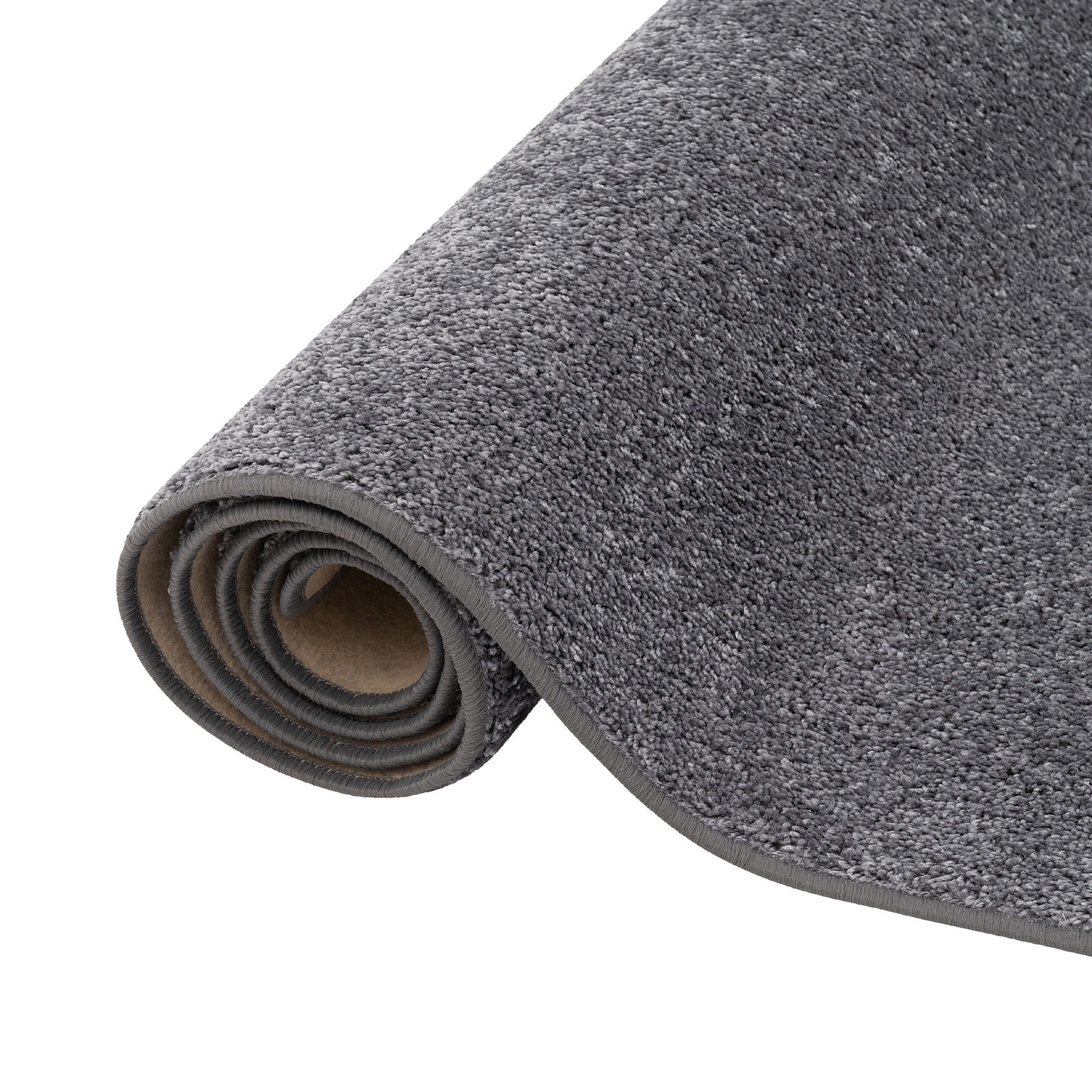 Läufer Hochflor Velours Läufer Teppich Luna, Snapstyle, Rechteckig, Höhe: 16 mm